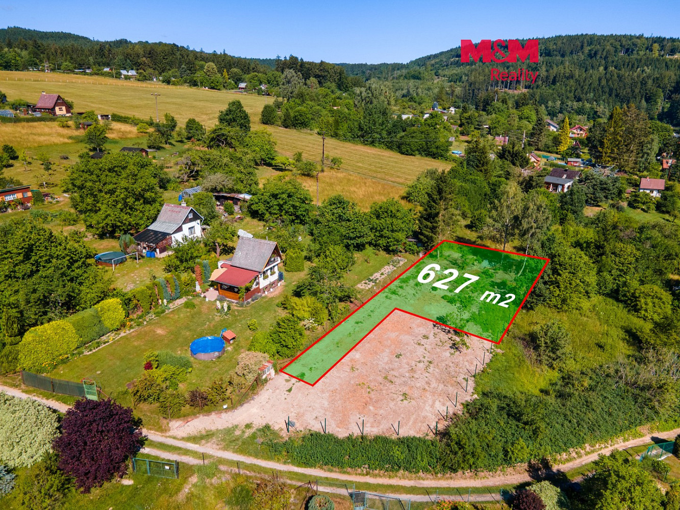 Prodej stavebního pozemku 627 m²