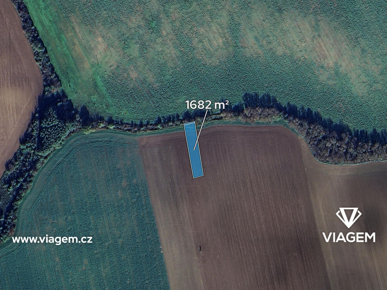 Prodej pole 1 682 m² – fotografie 2