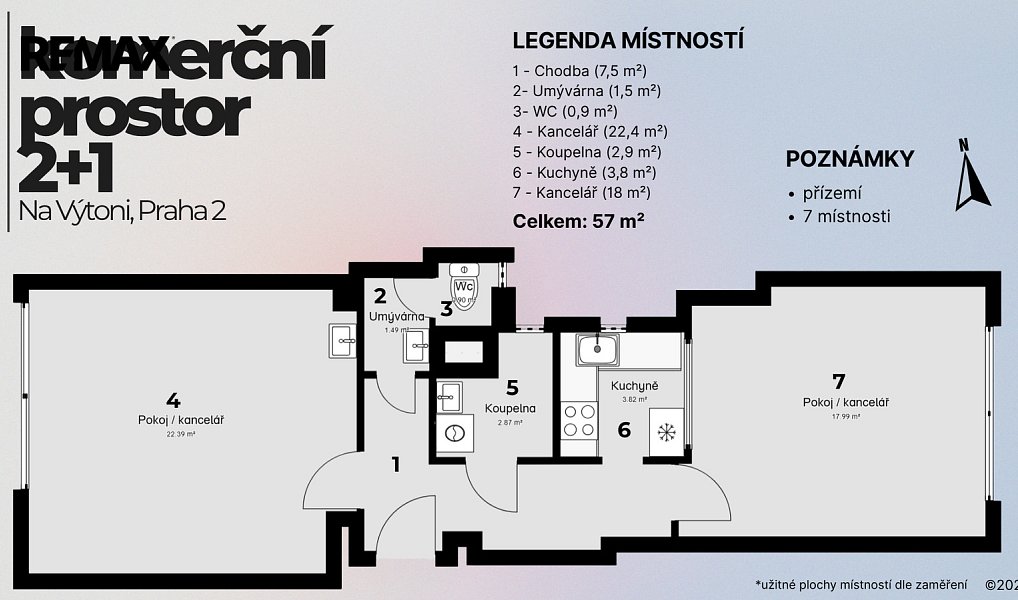Pronájem komerčního objektu (jiného typu) 58 m², Praha – náhled fotky 11