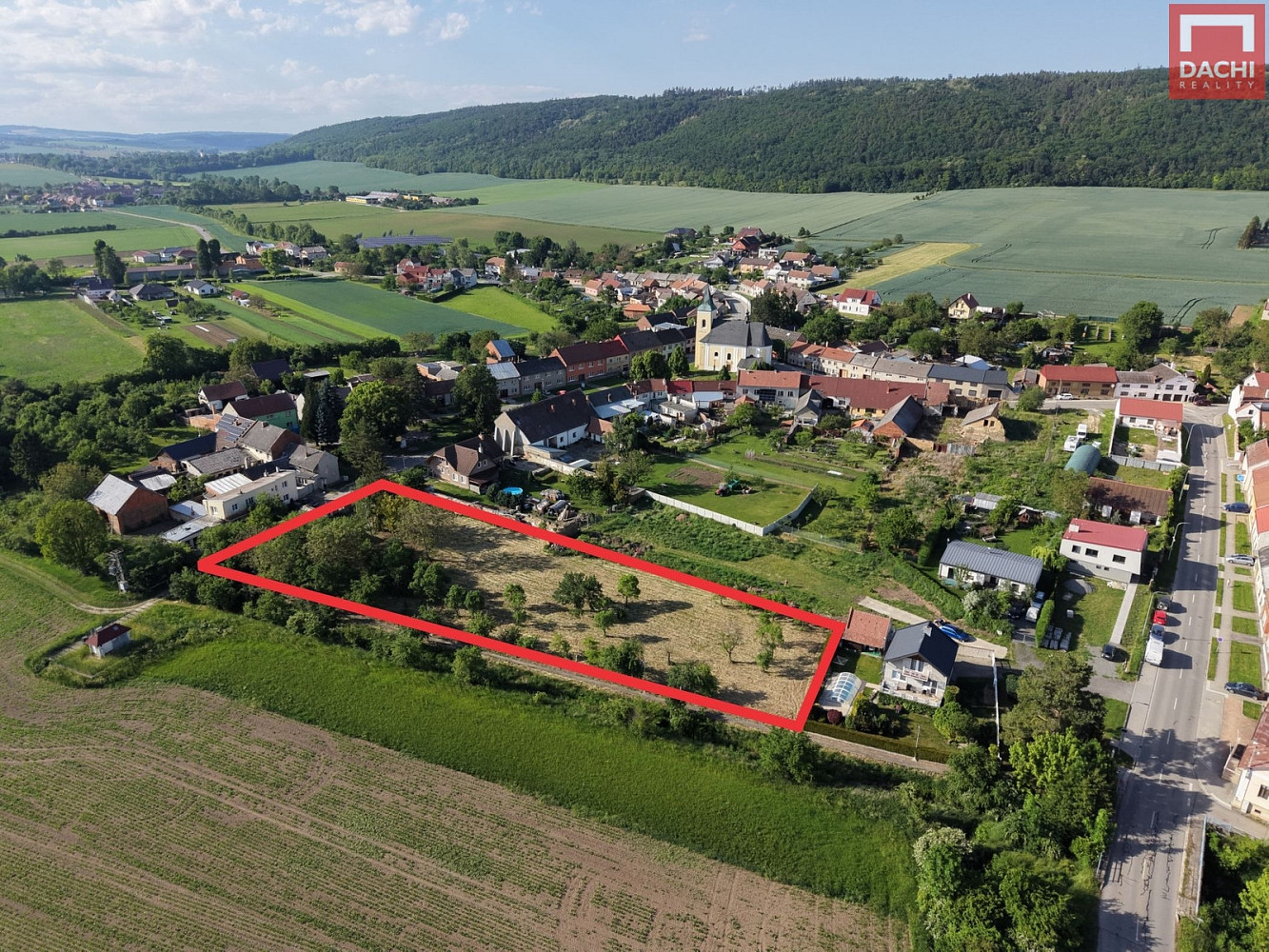 Prodej stavebního pozemku 3 849 m² – fotografie 3