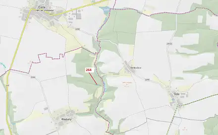 Dražba pozemku 854 m², Břežany