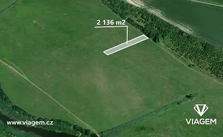 Prodej pole 2 136 m², Žiželice, okres Kolín