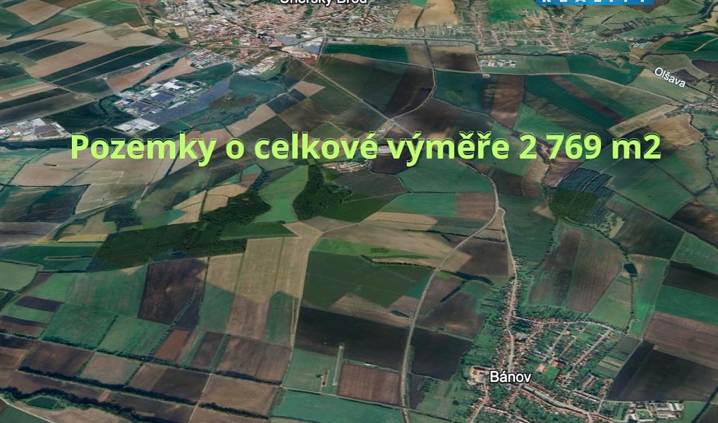 Prodej pole 2 769 m², Uherský Brod – náhled fotky 2