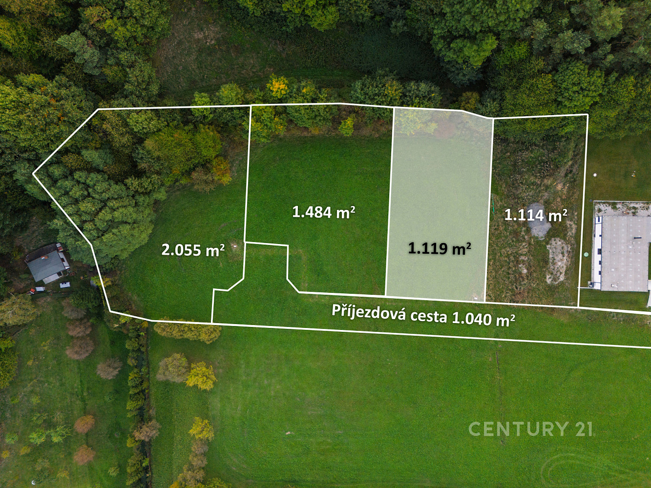 Prodej stavebního pozemku 1 379 m²