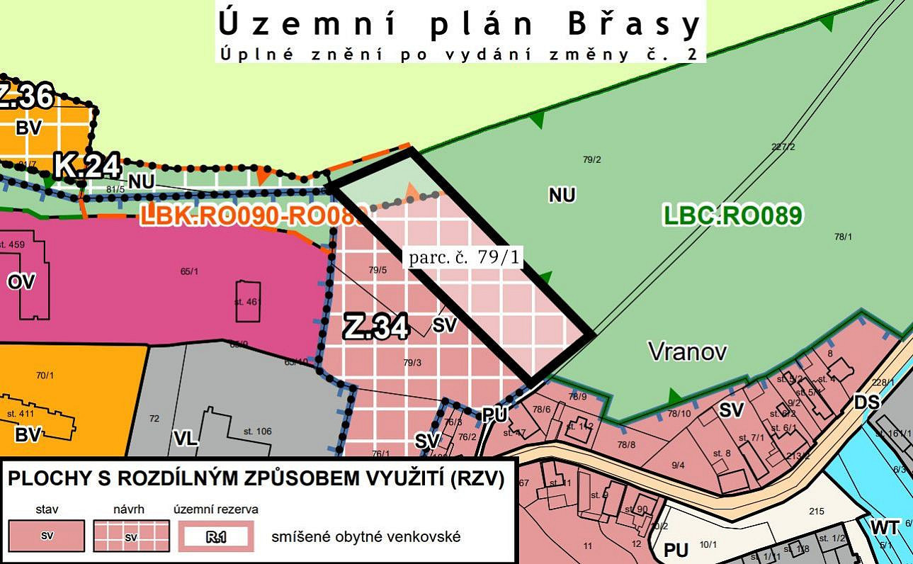Prodej stavebního pozemku 6 448 m² – fotografie 3
