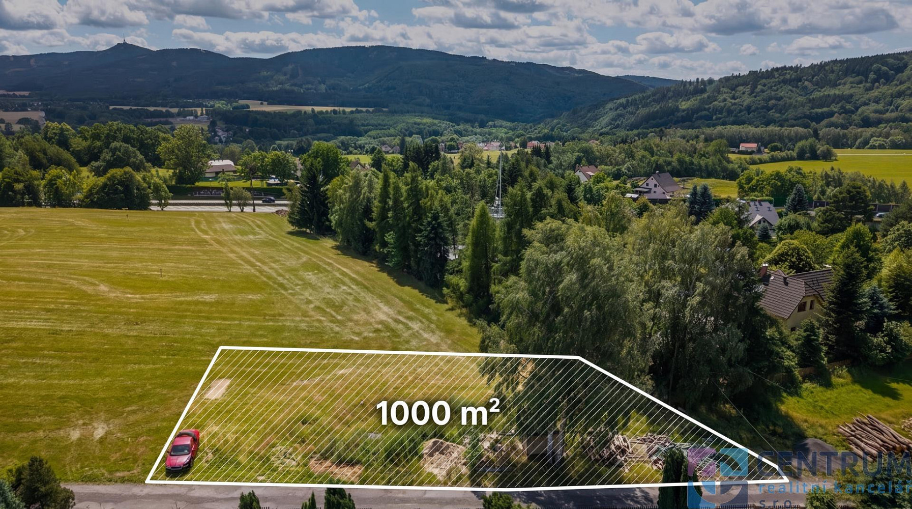 Prodej stavebního pozemku 1 000 m²
