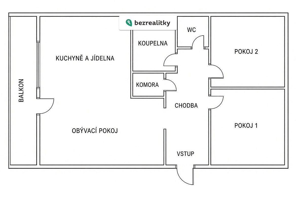 Prodej bytu 3+1 71 m²