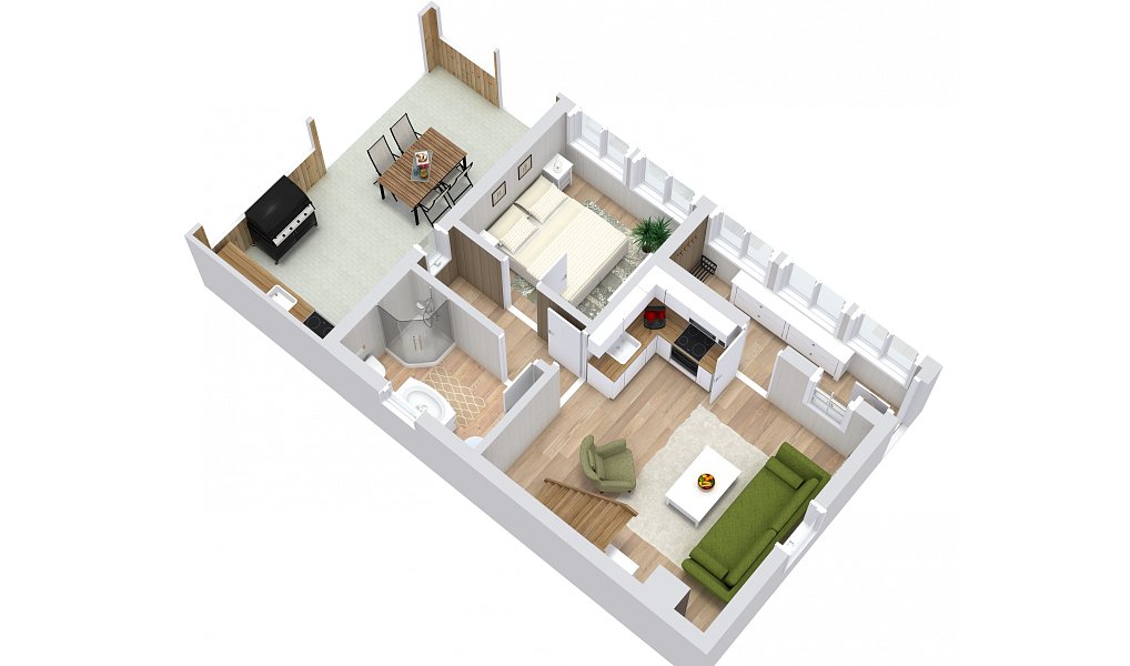 Prodej domu 70 m² s pozemkem 374 m², Roztoky – náhled fotky 2