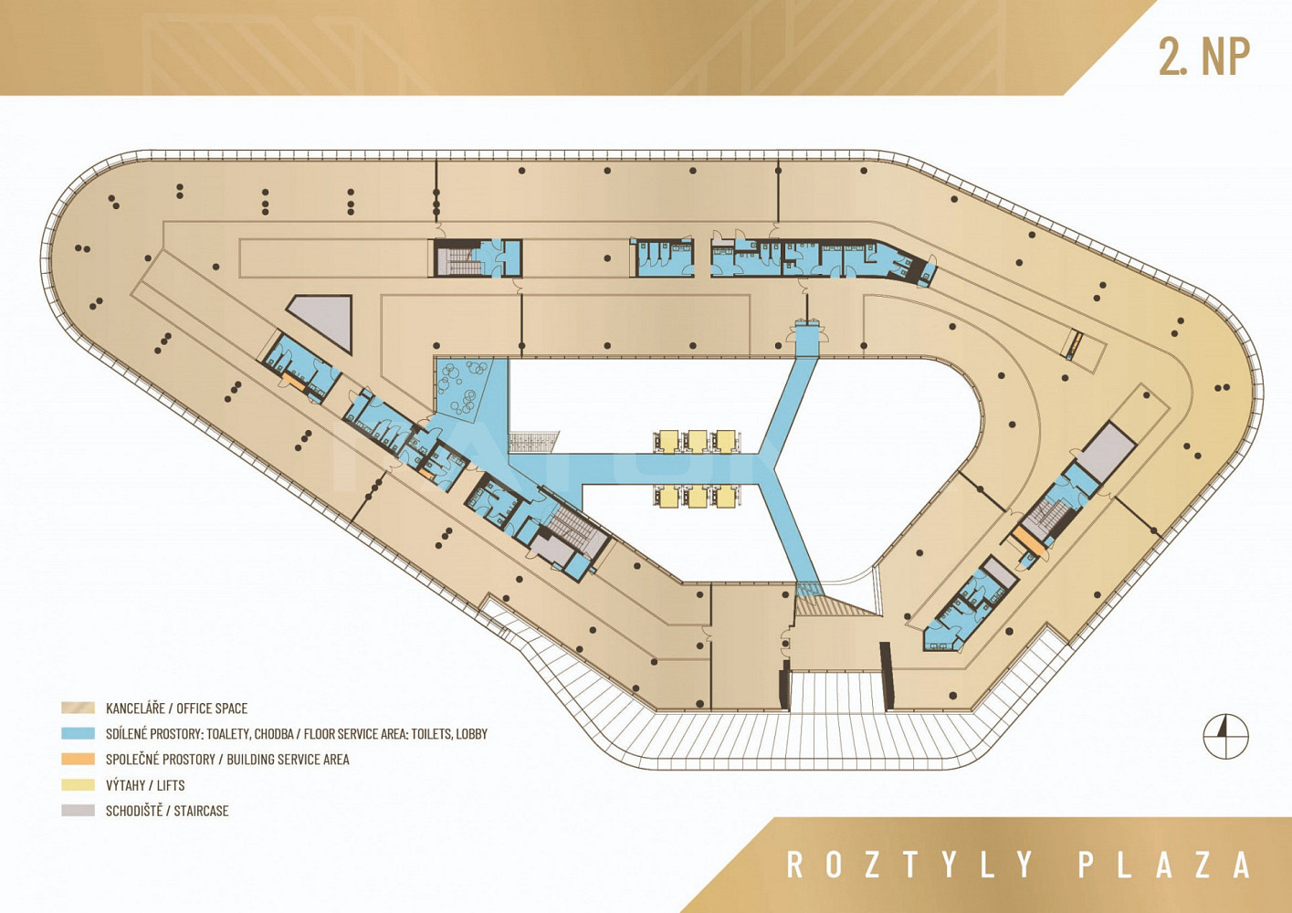 Pronájem kanceláře 1 659 m² – fotografie 3
