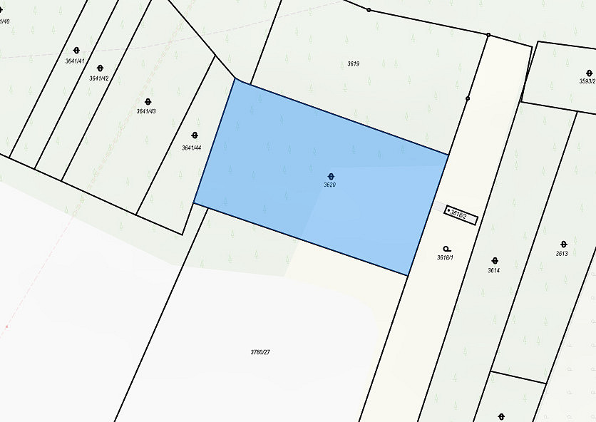 Dražba pozemku 7 968 m²