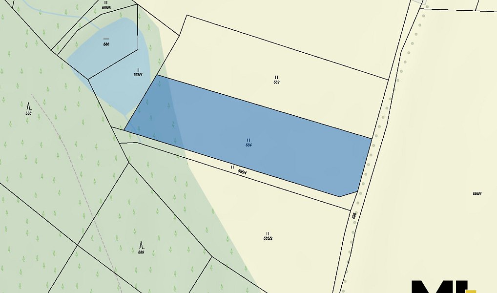 Prodej louky 4 236 m², Mladá Vožice – náhled fotky 2