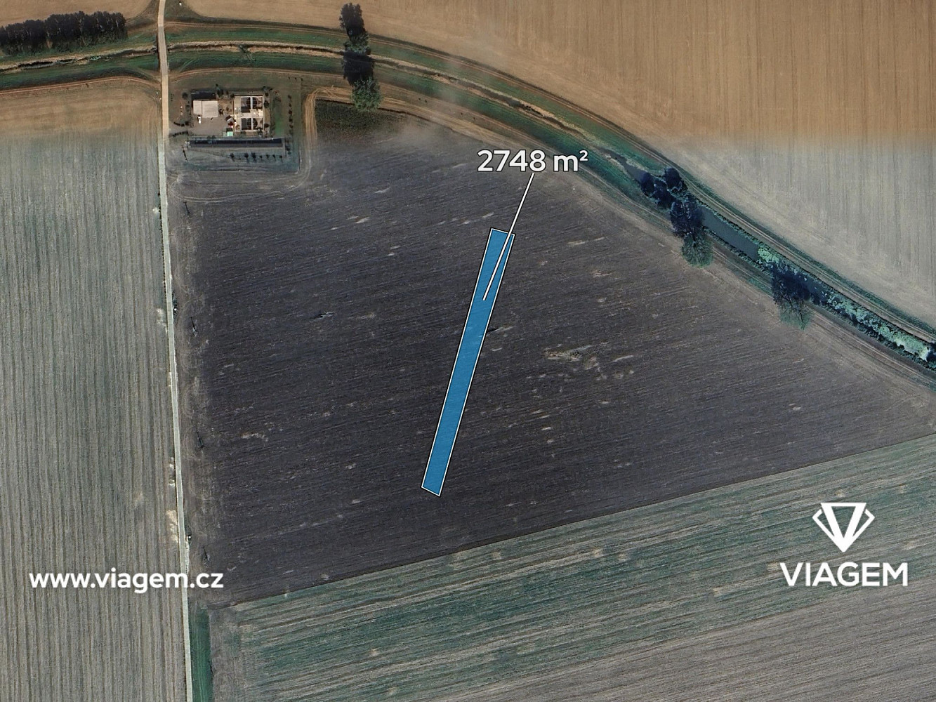 Prodej pole 2 748 m² – fotografie 2