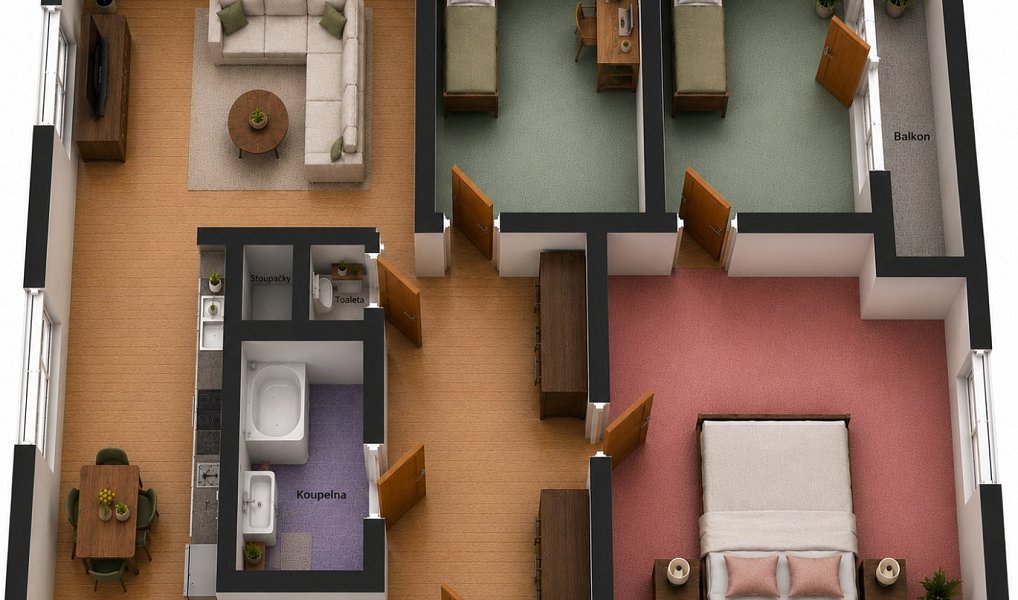 Prodej bytu 3+1 88 m², Liberec – náhled fotky 27