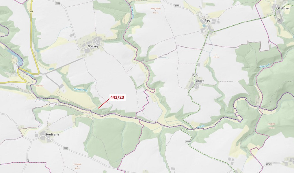 Dražba lesa, 33 m², Rakovník, Břežany