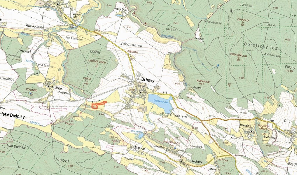 Prodej louky 15 195 m², Drhovy – náhled fotky 2