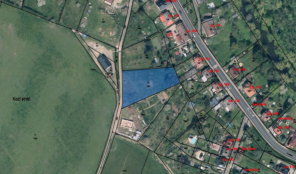 Prodej stavebního pozemku 2 413 m², Horní Police – náhled fotky 38