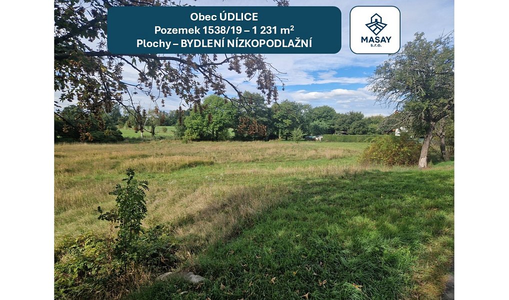 Prodej stavebního pozemku 1 231 m², Údlice – náhled fotky 13