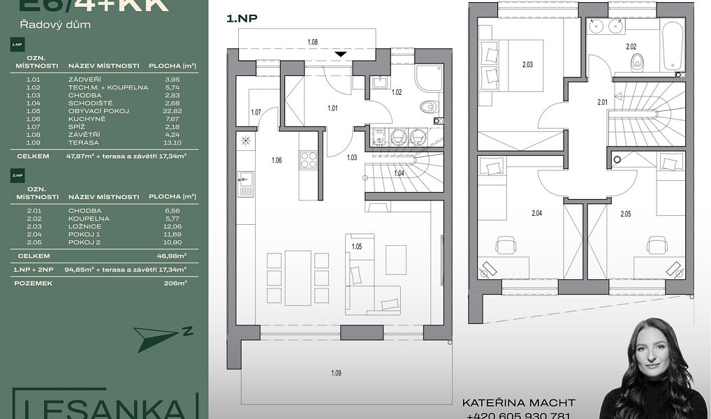 Prodej domu 95 m² s pozemkem 206 m², Plzeň – náhled fotky 15