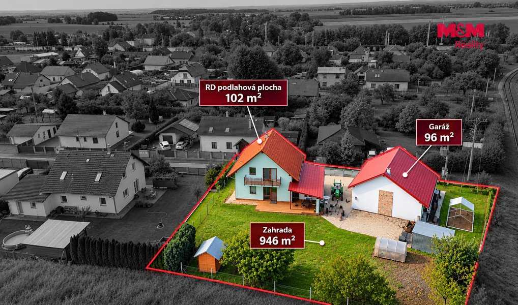 Prodej domu 102 m² s pozemkem 1 106 m², Kostěnice – náhled fotky 17