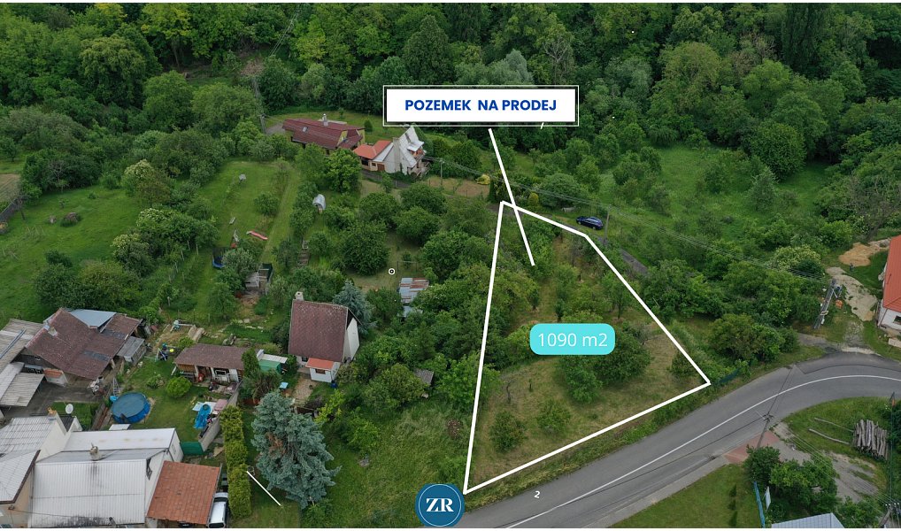 Prodej stavebního pozemku 1 090 m², Újezdec – náhled fotky 4