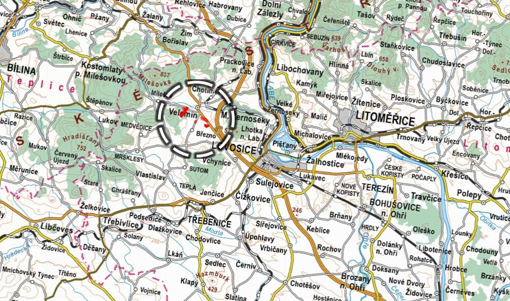 Prodej pole 52 259 m², Velemín – náhled fotky 4