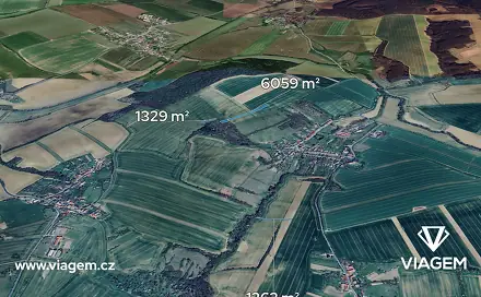 Prodej pole 2 303 m², Kroměříž