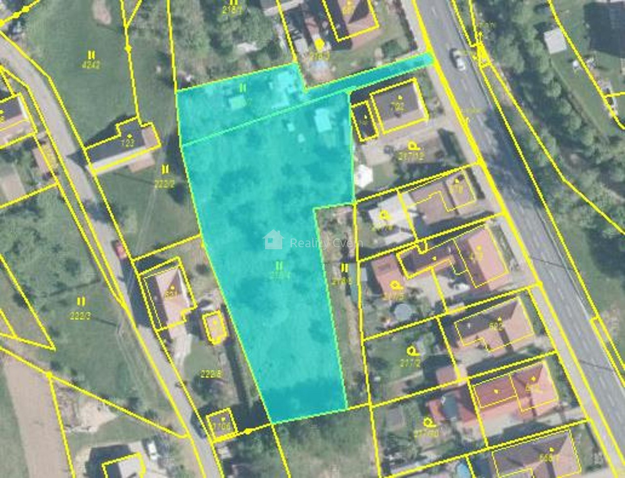 Prodej stavebního pozemku 2 418 m²