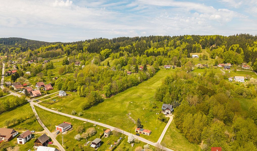 Prodej stavebního pozemku 2 523 m², Velké Hamry – náhled fotky 6