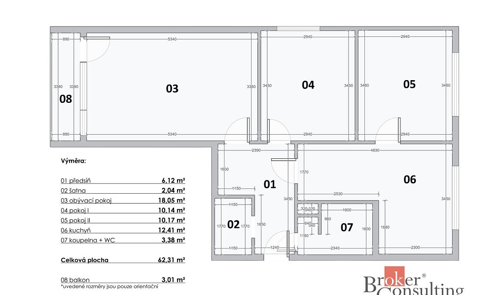 Prodej bytu 3+1 60 m², Nový Bor – náhled fotky 17