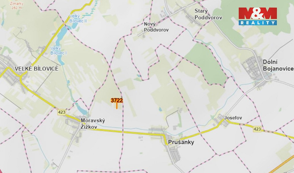 Prodej pole 897 m², Moravský Žižkov – náhled fotky 3