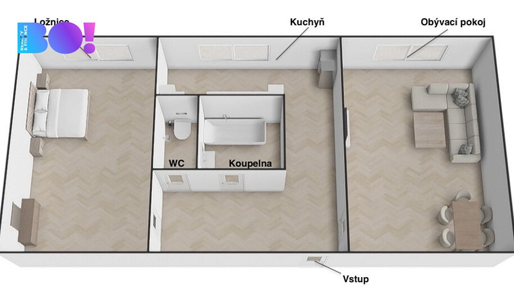 Prodej bytu 2+1 53 m², Ostrava – náhled fotky 11