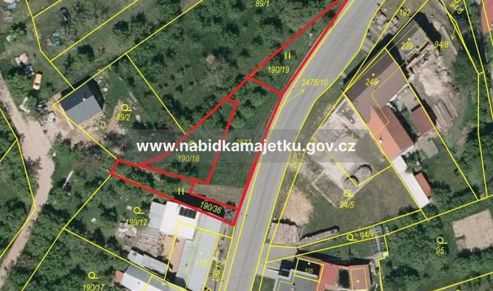 Prodej pozemku, 931 m², Uherské Hradiště, Březová