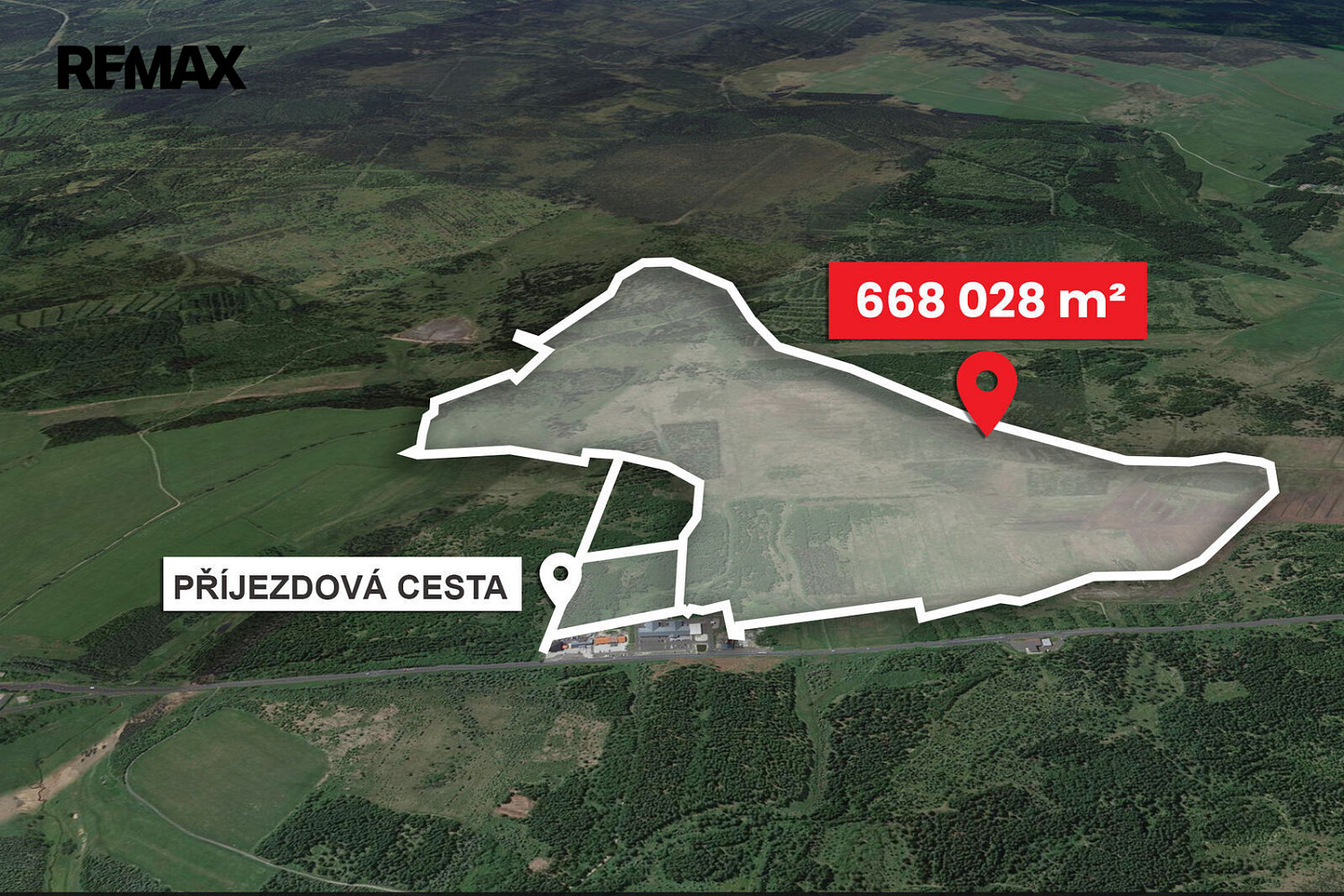 Prodej pozemku 668 028 m²