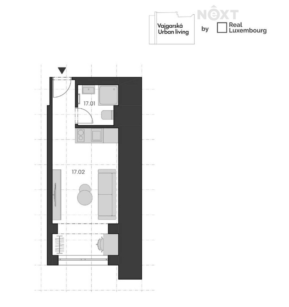 Prodej bytu 1+kk 16 m² – fotografie 4