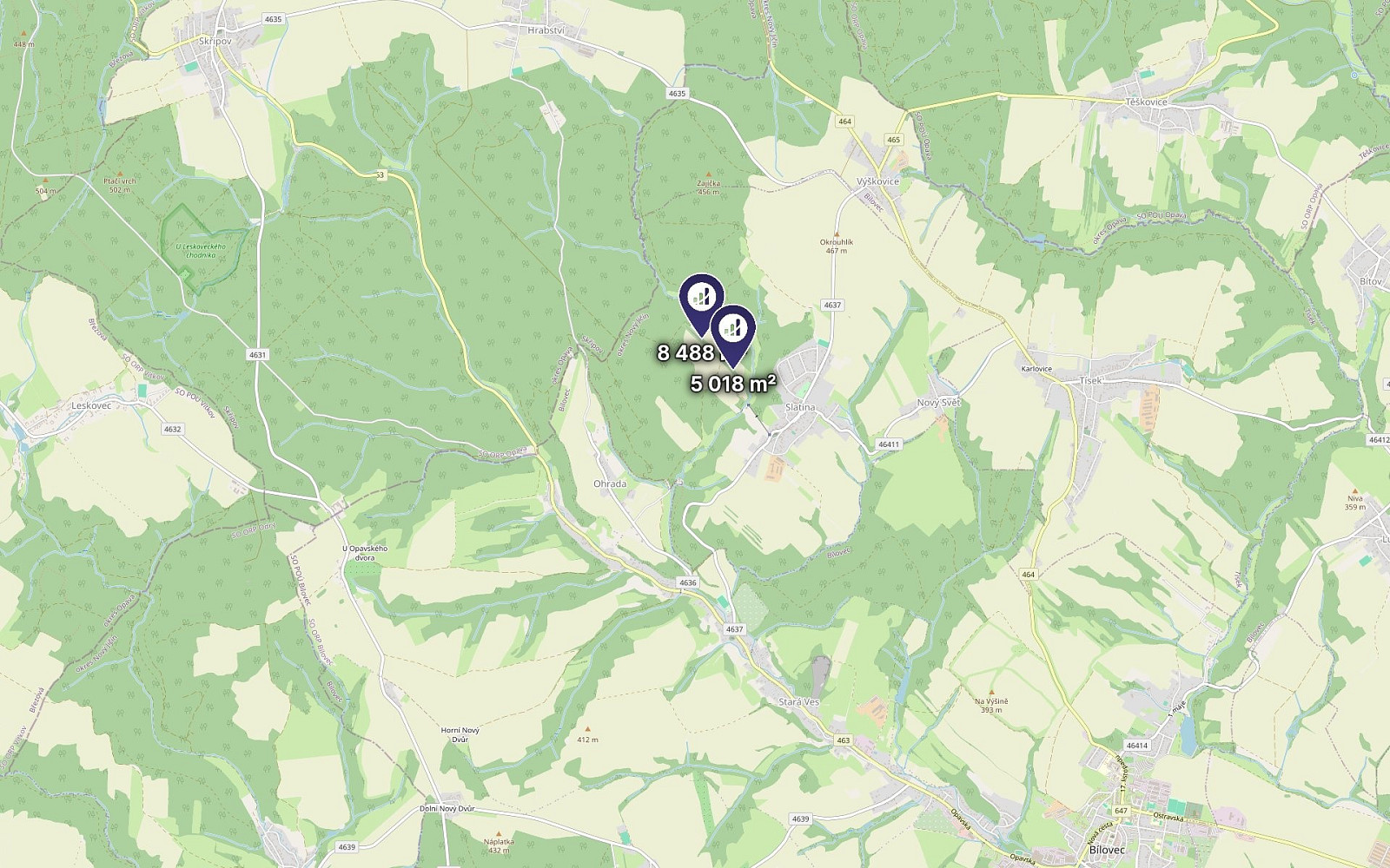 Prodej pole 13 506 m² – fotografie 3