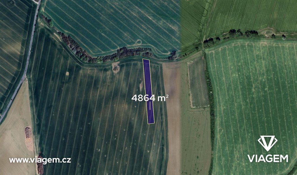 Prodej pole 972 m², Jarohněvice – náhled fotky 2