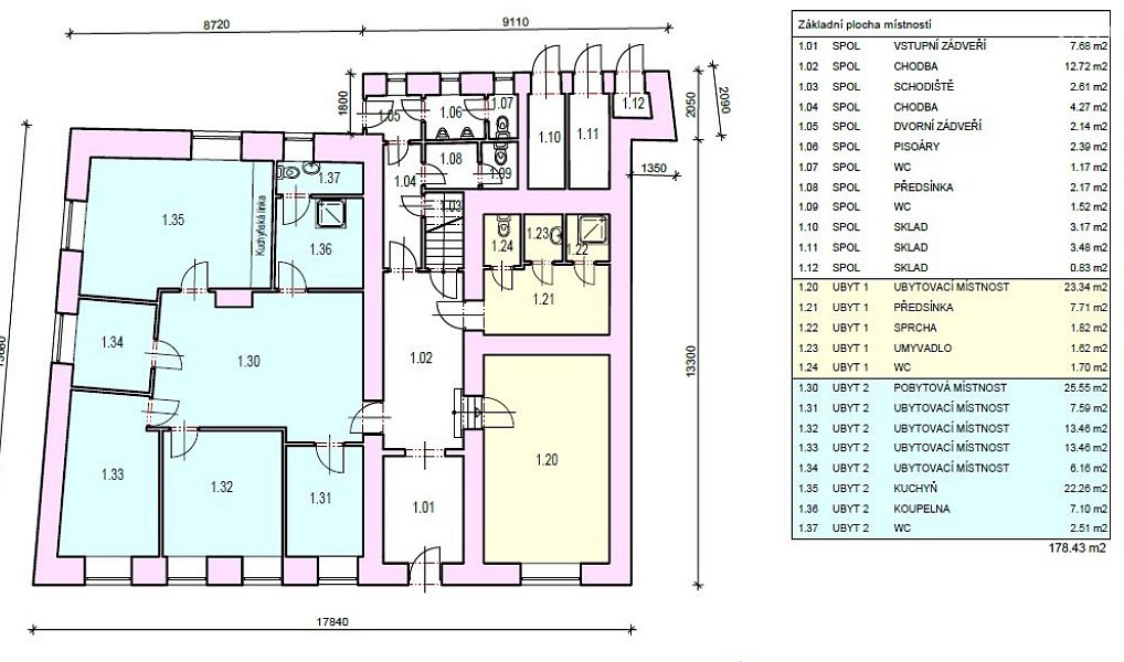 Prodej nájemního domu, činžáku 313 m², Kojice – náhled fotky 4