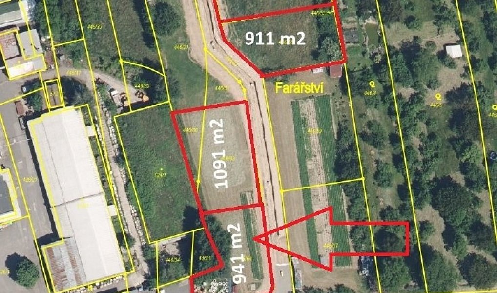 Prodej stavebního pozemku 941 m², Lažany – náhled fotky 6