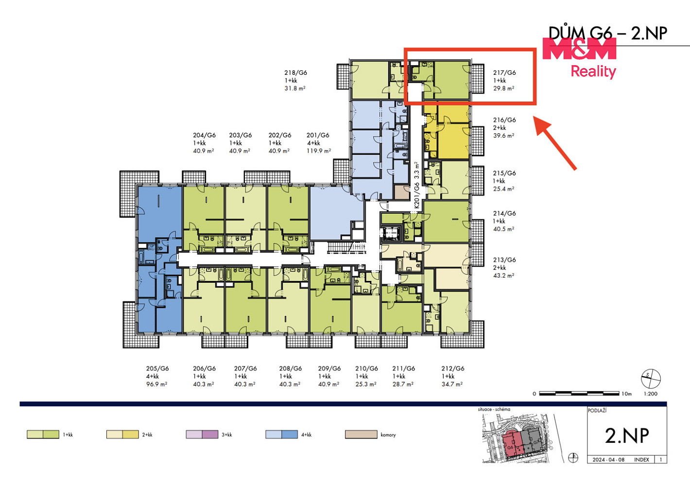 Prodej bytu 1+kk 30 m² - Ansicht 6