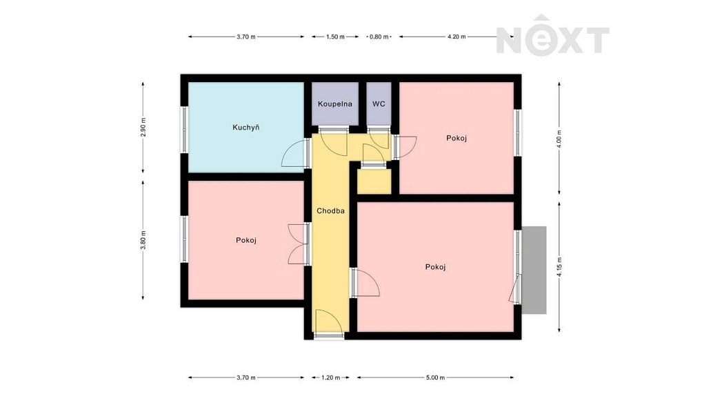 Prodej bytu 3+1 78 m², Město Touškov – náhled fotky 22