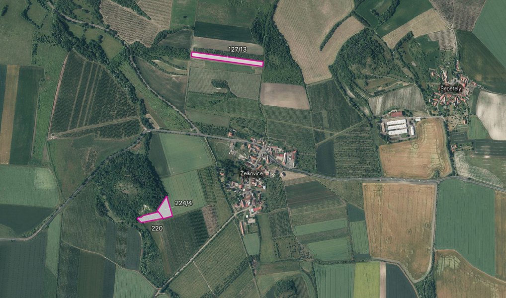 Prodej pole 16 344 m², Želkovice – náhled fotky 2