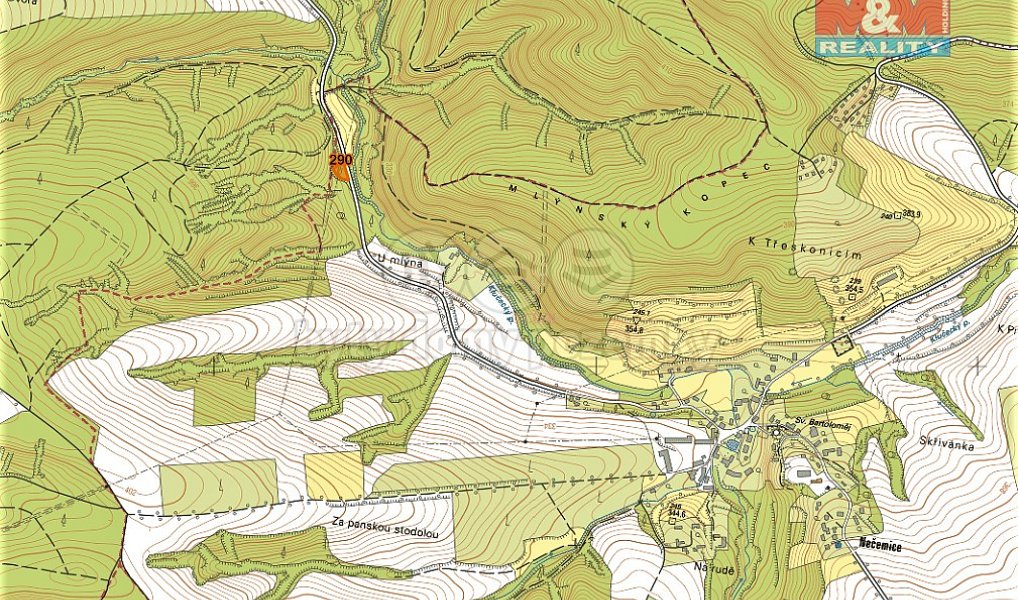 Prodej louky 1 668 m², Tuchořice – náhled fotky 2