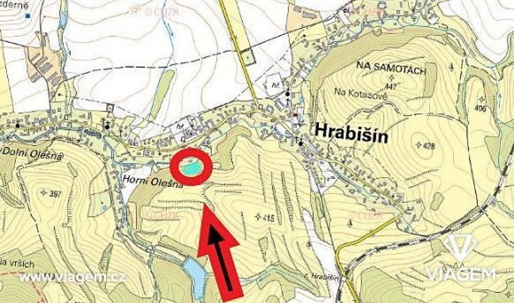 Prodej pole 4 533 m², Hrabišín – náhled fotky 2