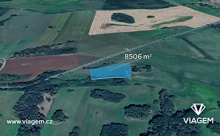 Prodej pole 8 506 m², Slatina, okres Klatovy