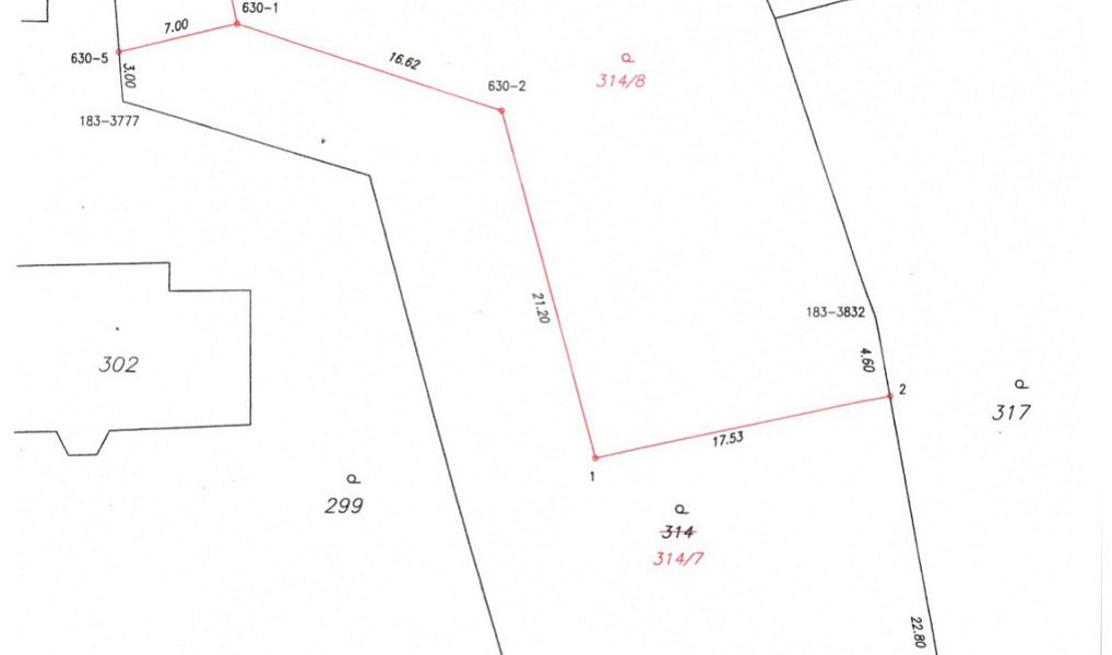 Prodej stavebního pozemku 800 m², Charváty – náhled fotky 5