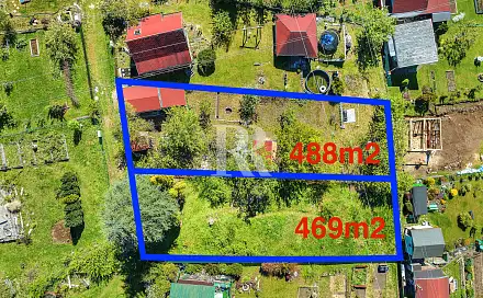 Prodej zahrady 957 m², Chlumská, Děčín - Děčín III-Staré Město