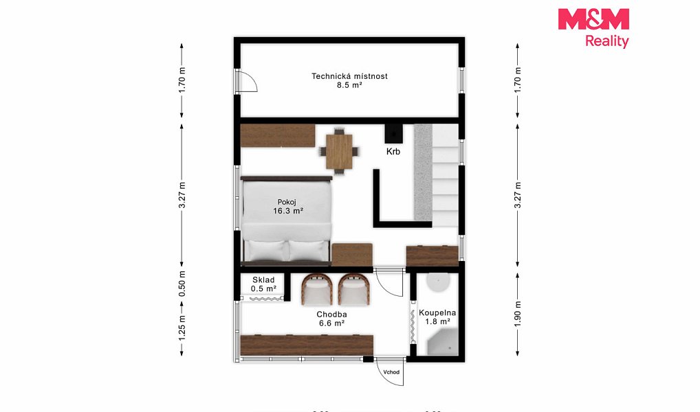 Prodej chaty/chalupy 42 m² s pozemkem 300 m², Černošín – náhled fotky 28