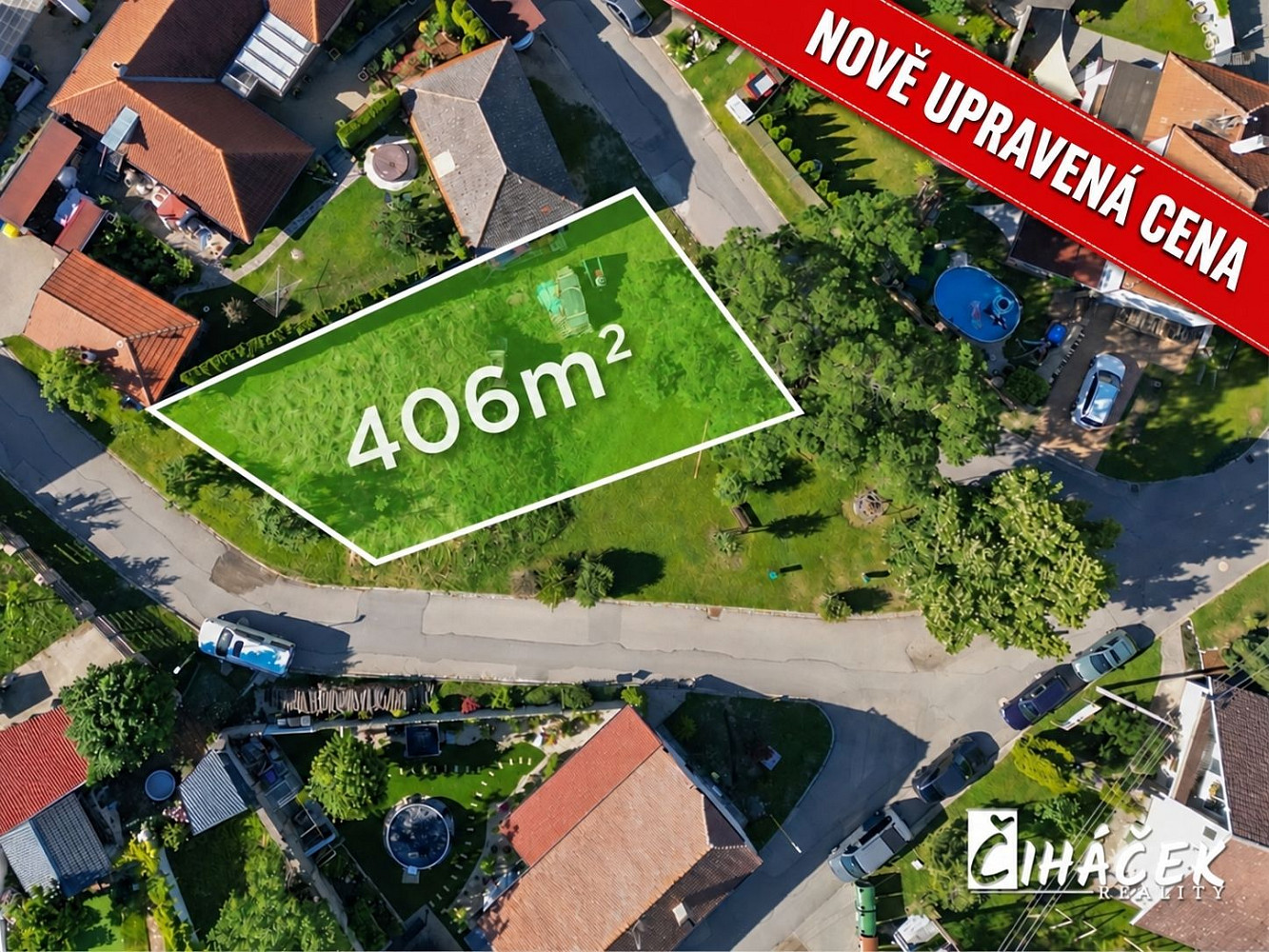 Prodej stavebního pozemku 406 m²
