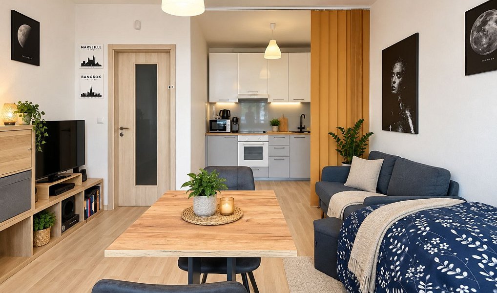 Pronájem bytu 1+kk, 35 m², Kamýk - Praha 12, Praha