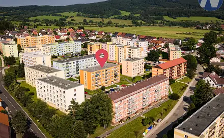 Pronájem bytu 2+kk 39 m², Sídl. Míru, Volary, okres Prachatice